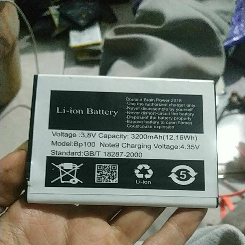 BATERAI BEKAS BELLPHONE  NOTE 9 BP100