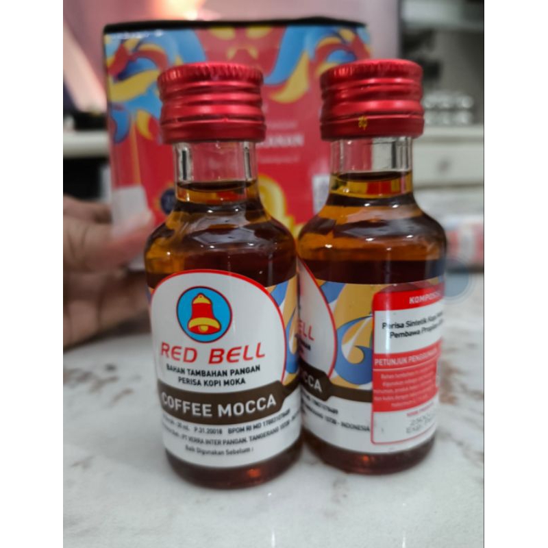 

Coffee Mocca Essence Red Bell 30 ml halal/ perisa kopi moka