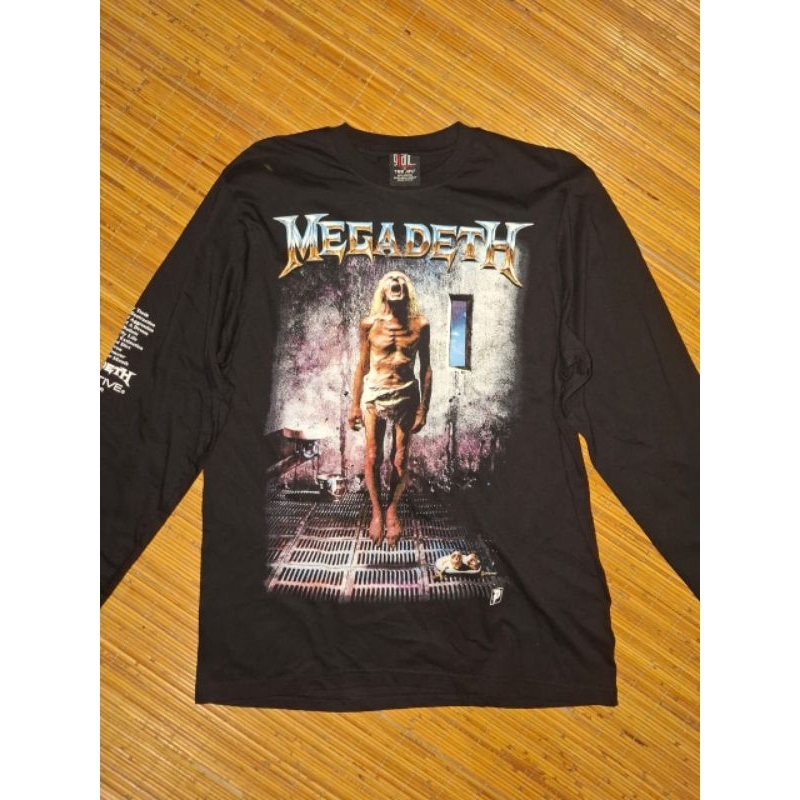 Tshirt Long Sleeve Megadeth Countdown