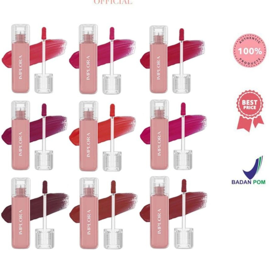 IMPLORA Glossy Plumpy Long Wearing Jelly Tint - LipTint