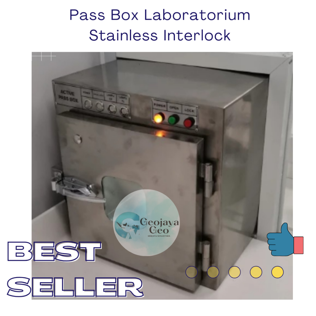 PassBox Laboratorium Stainless Interlock UV TL 80x60x60cm PCR Clean Room