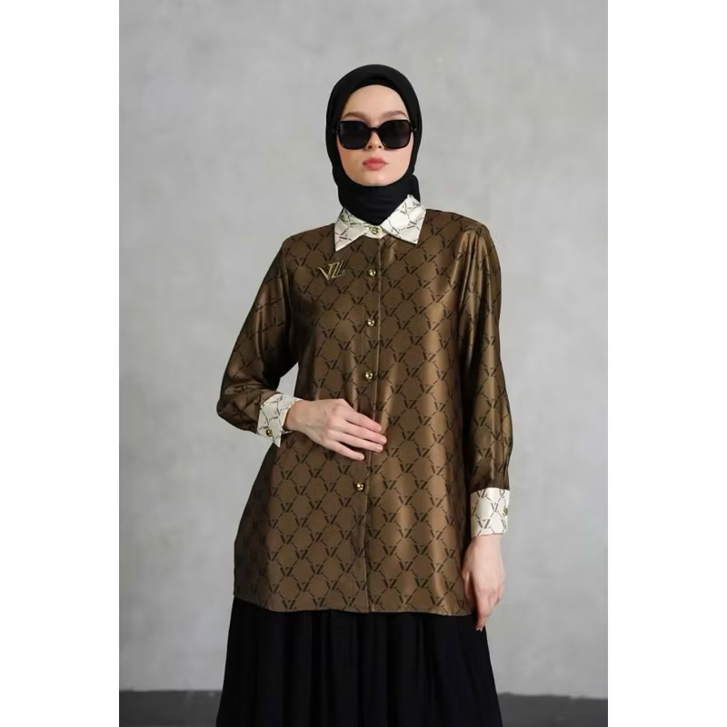 New VZ monogram two tone olive