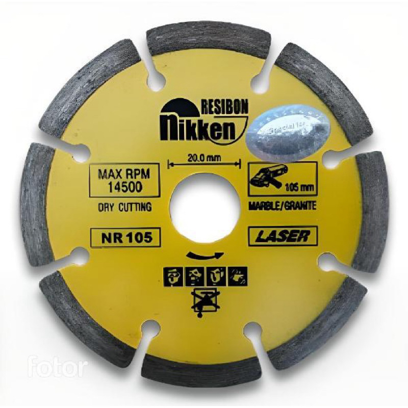 MATA PISAU POTONG GRANIT | DIAMOND WHEEL LASER NIKKEN