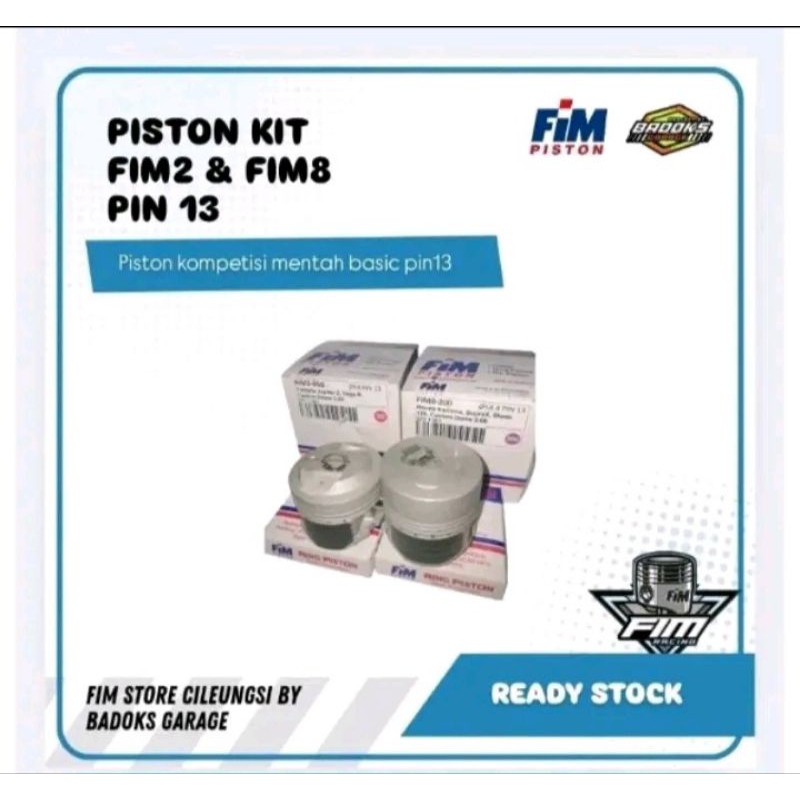 Piston fim kompetisi piston kompetisi fim8:Dia.54.4 basic pin13 Mentah