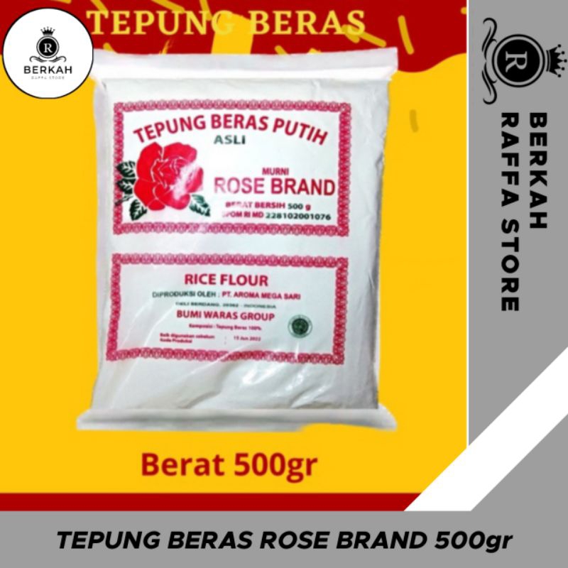 

Tepung Beras Putih Rose Brand 500gr / Tepung Tapioka Kanji Rose Brand 500gr / Tepung Beras Asli / Tepung Kanji Asli