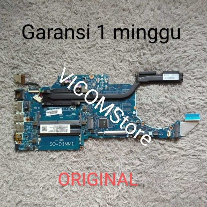 Mainboard Hp 14 Mobo HP 14 Motherboard Hp 14 HP 14-ck AMD A9 Normal Original