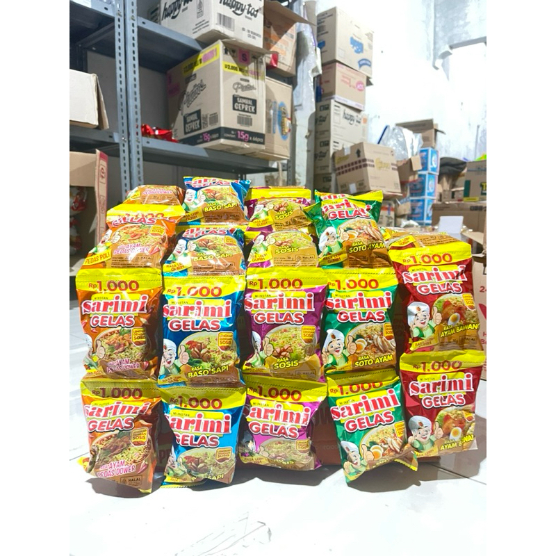 

SARIMI GELAS 10pcs/renceng Mie Sarimi gelas/ Mie gelas/ Mi instan