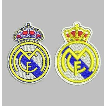 REAL MADRID LOGO A-A457 PATCH BORDIR LOGO EMBLEM EMBROIDERY RBC
