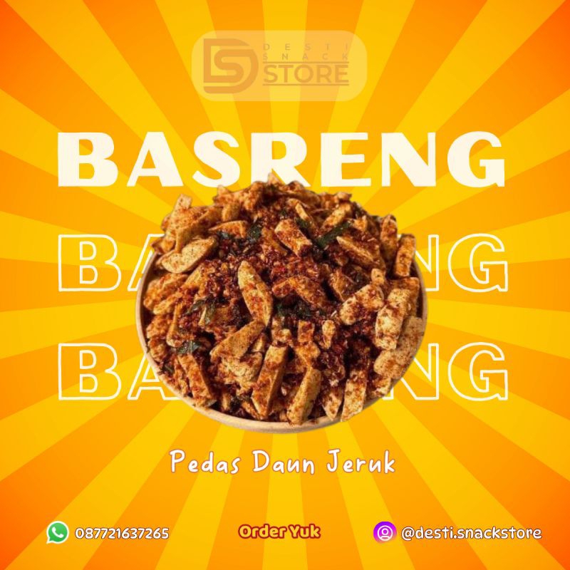 

BASRENG PEDAS DAUN JERUK 500GRAM/BASRENGPEDAS/CEMILANKRIUK/CEMILANPEDAS/CEMILANNAGIH/CEMILANPEDASGURIH