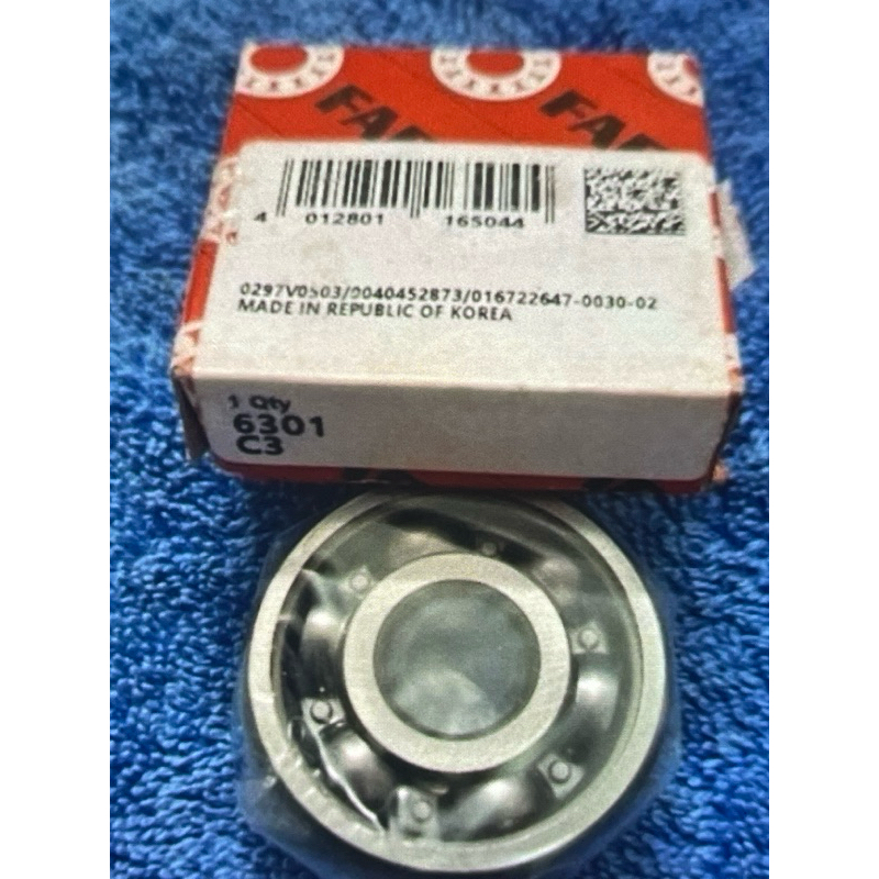 Bearing 6301 / 6301 C3 FAG ASLI ORIGINAL