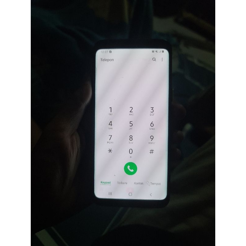 lcd samsung s9 biasa mulus minus ringan