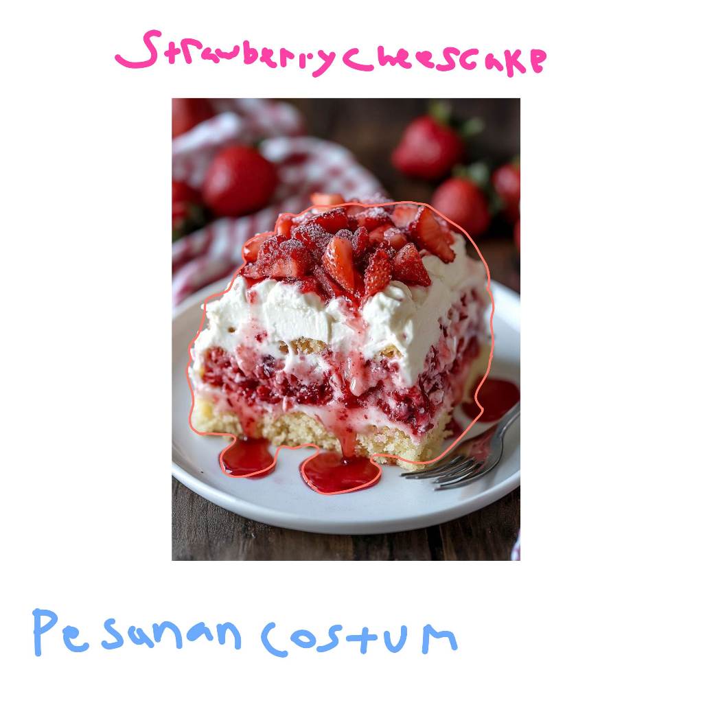 

PRISA MAKANAN STRAWBERRY CHEECAKE
