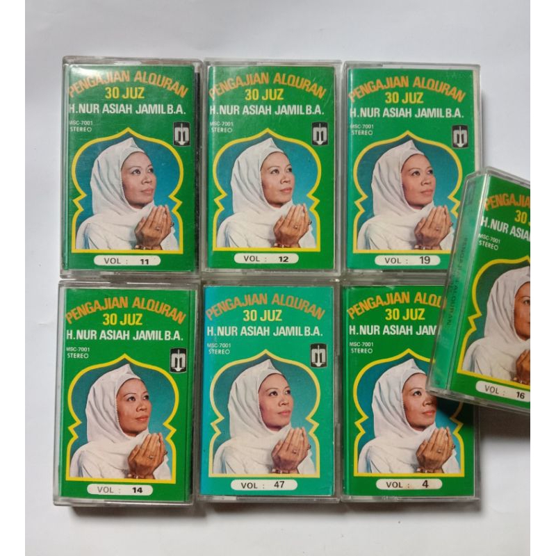 KASET PITA PENGAJIAN AL-QUR'AN  30 JUZ - HJ. NUR ASIAH JAMIL B.A. / KASET PITA NGAJI