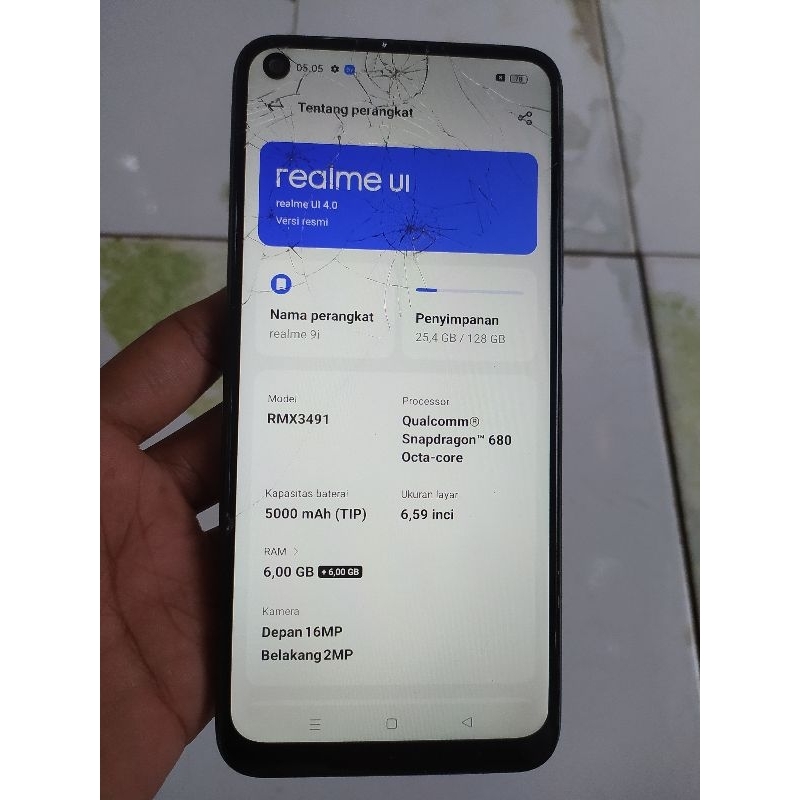 Realmi 9i ram 6/128 minus (Baca Deskripsi)