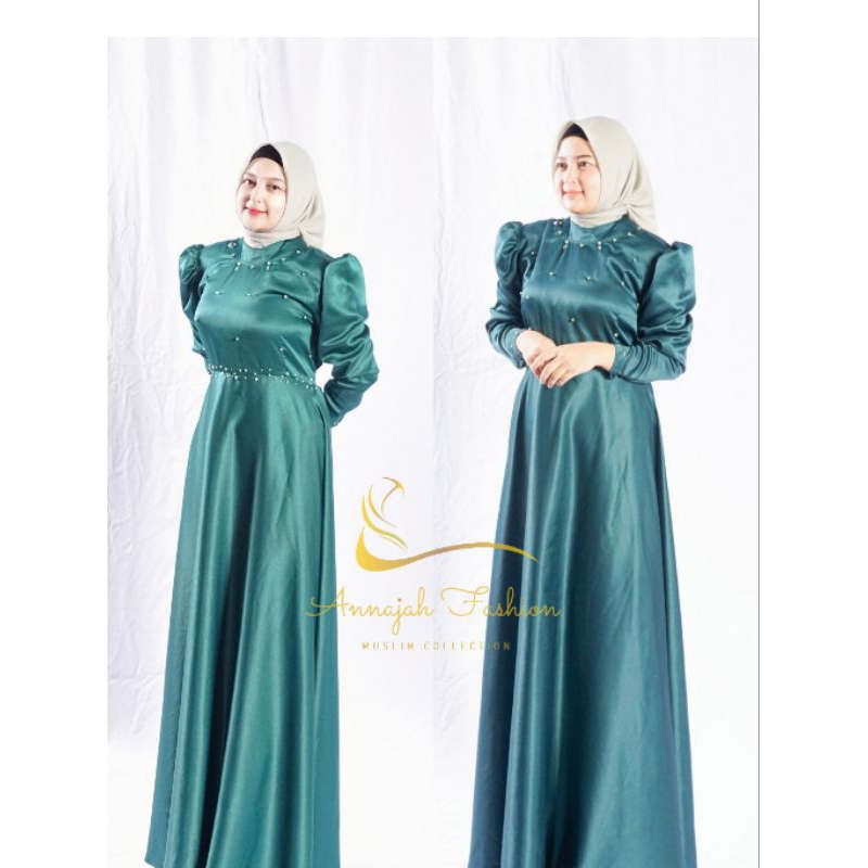 GAMIS SATIN PAYET TERBARU PREMIUM byAnnajahfashion