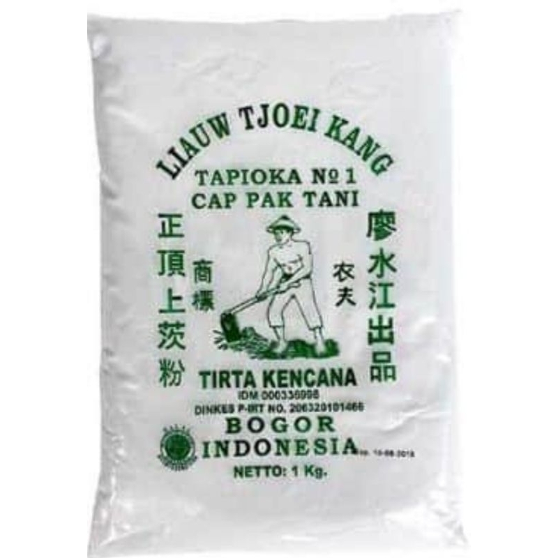 

Tepung tapioka no 1 Cap pak Tani/Liauw Tjoei Kang.