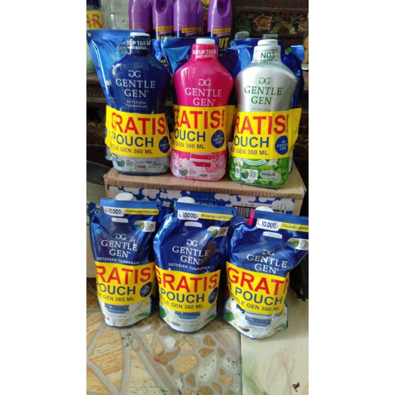 gentle gen beli 1 gratis 1 / gentle gen botol free gentle gen pouch