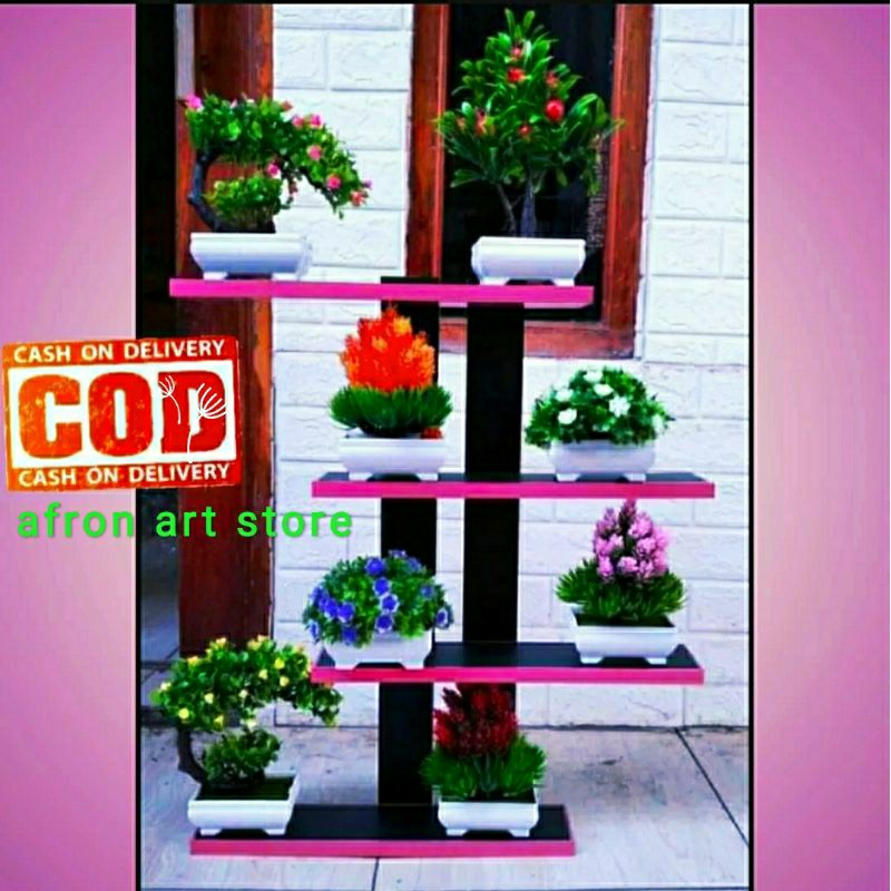 Rak gantung dekorasi hiasan bunga