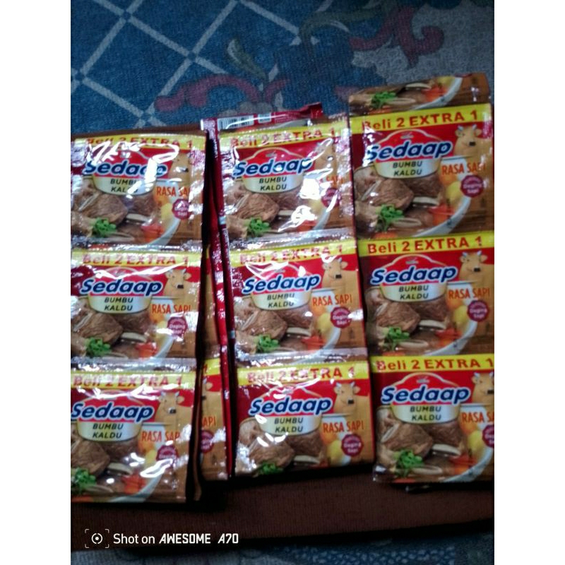 

sedaap bumbu kaldu renceng isi 18 pcs
