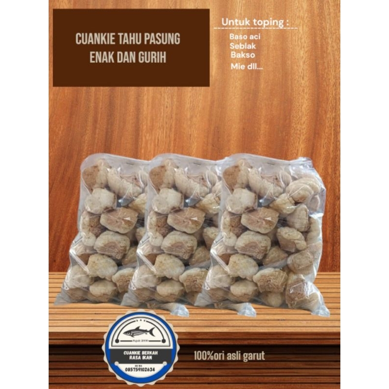 

Cuanki Tahu pasung isi50pcs free kardus dan bubble