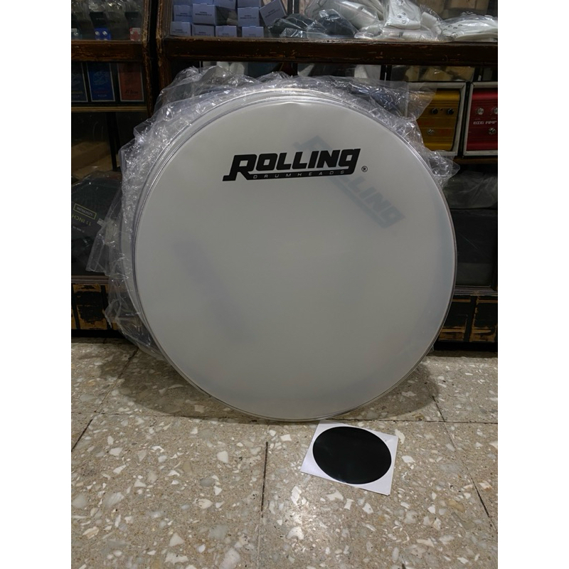 Mika Rolling Bass Drum 28”(Inchi), Head Bass DrumBand, MarchingBand, Membran BAss Drum 28inchi