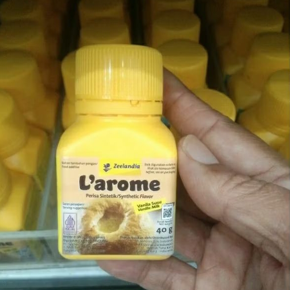 

Zeelandia Larome Vanila Susu 40gr Vanilla Milk Perisa Sintetik
