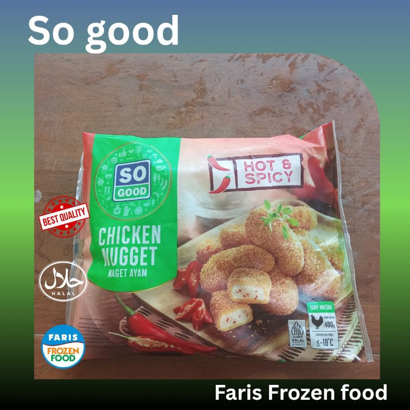 

So Good Hot and spicy Nugget 400 gram