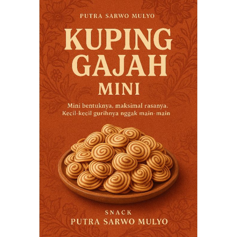 

KUPING GAJAH MINI KHAS SOLO 250gram