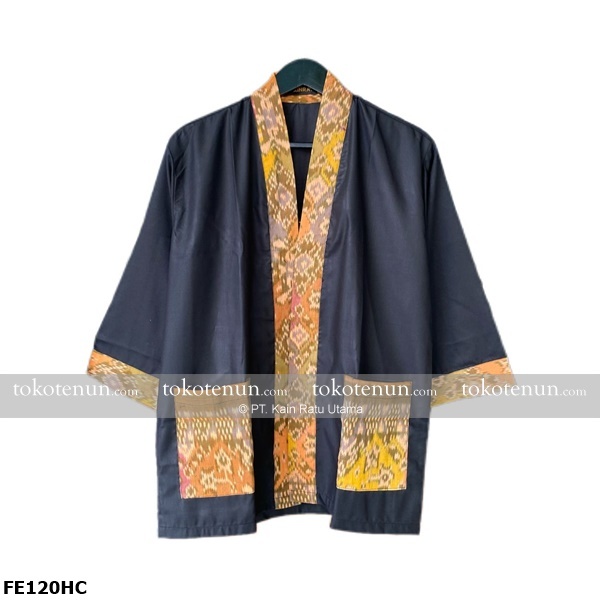 Outer Pria Kombinasi Tenun