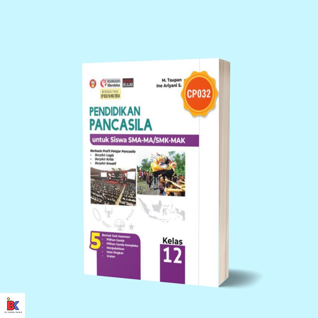 Buku Pendidikan Pancasila/Pkn SMA/SMK/MA/MAK Kelas 12/XII Kurikulum Merdeka