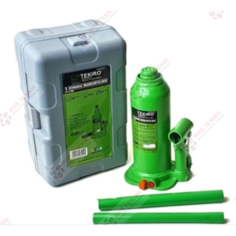 Dongkrak Botol-1 6 Ton Tekiro Hydraulic Welded Bottle Jack