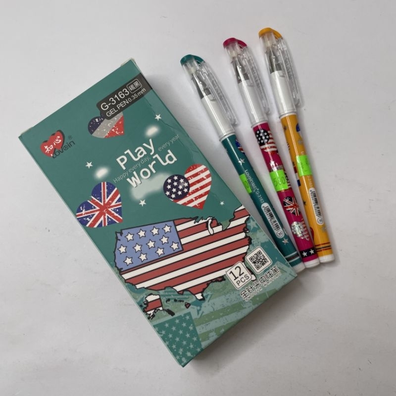 

Pulpen zhi xin mini gel 0.5mm hitam G-3163 (12pcs)