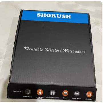 Shorus|Microphone Mic Clip On Wireless VLOG Kamera Smartphone HP Podcast Zoom