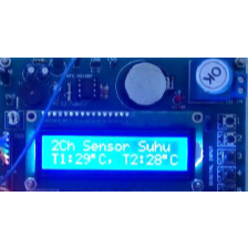 Project 2 Channel Suhu DS1820 LM35