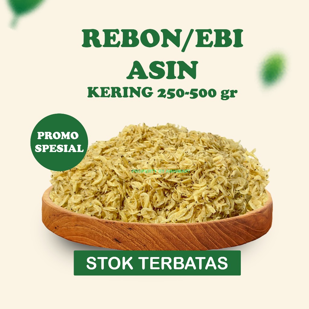 

Udang Rebon / Ebi Asin (Ebi Rebus Kering) - 250gr - 500gr