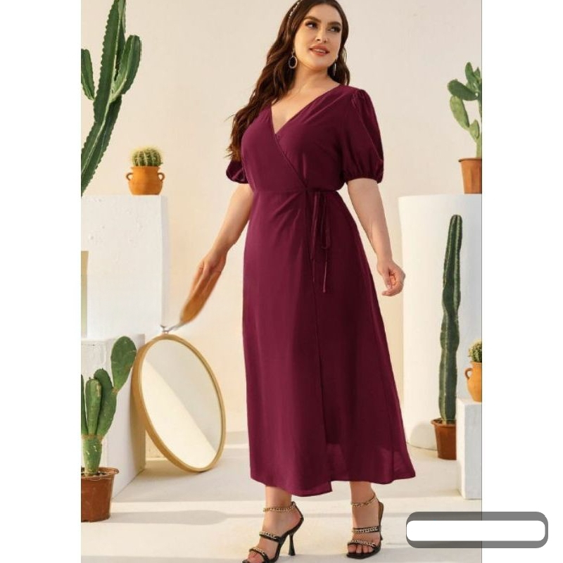 Dress Kimono, Dress Wanita Big Size M-XXXXL