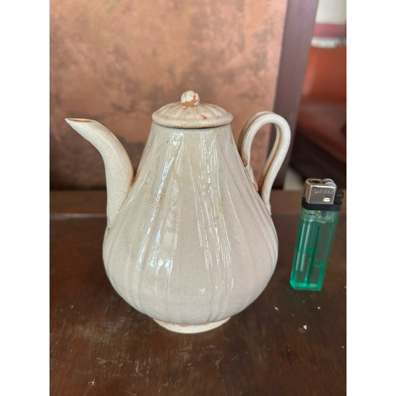 Keramik China Kuno Dinasty Teko Putih Belimbing Antik