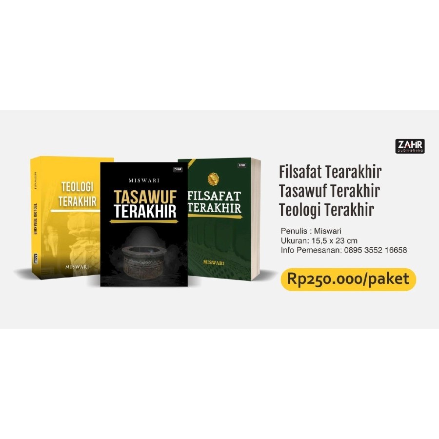 Paket Miswari || Filsafat Terakhir, Tasawuf Terakhir, dan Teologi Terakhir