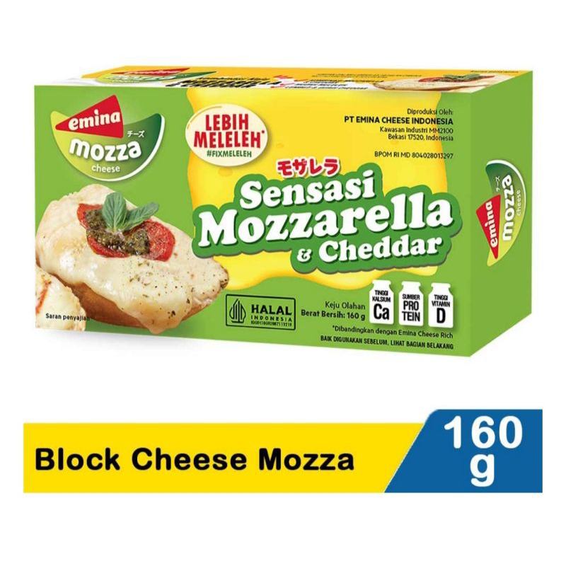 

EMINA MOZZA CHEDDAR CHEESE 160GR
