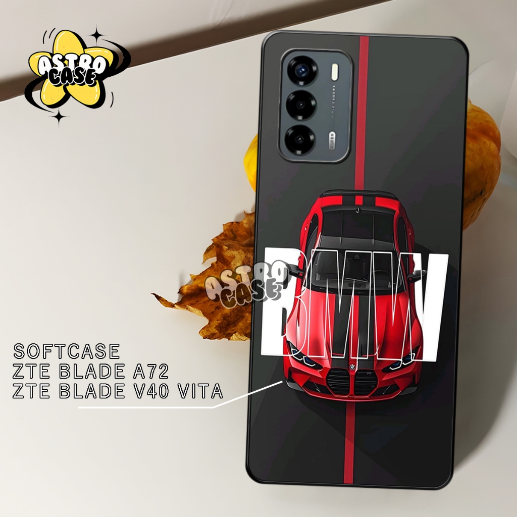 Case V40 Vita - Cassing ZTE Blade V40 Vita / ZTE Blade A72 New Motif Sport Cart - Softcase Motif Ker