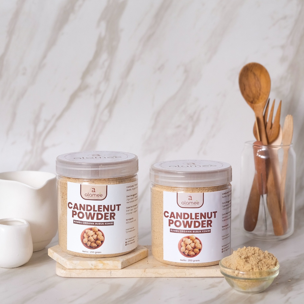 

ALAMEE Kemiri Bubuk Bumbu Dapur Organik Candlenut Powder Masak Murni Asli Tanpa Campuran