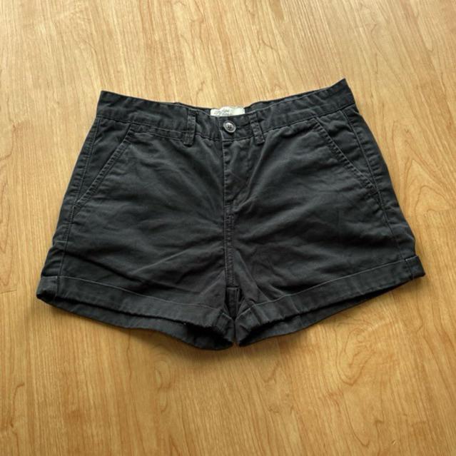 Hotpants B49 hitam black chinos chino relax Celana Pendek celpen Short Cewek vintage classic daily o