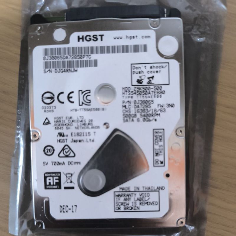 Hardisk 500Gb Hitachi /HGST