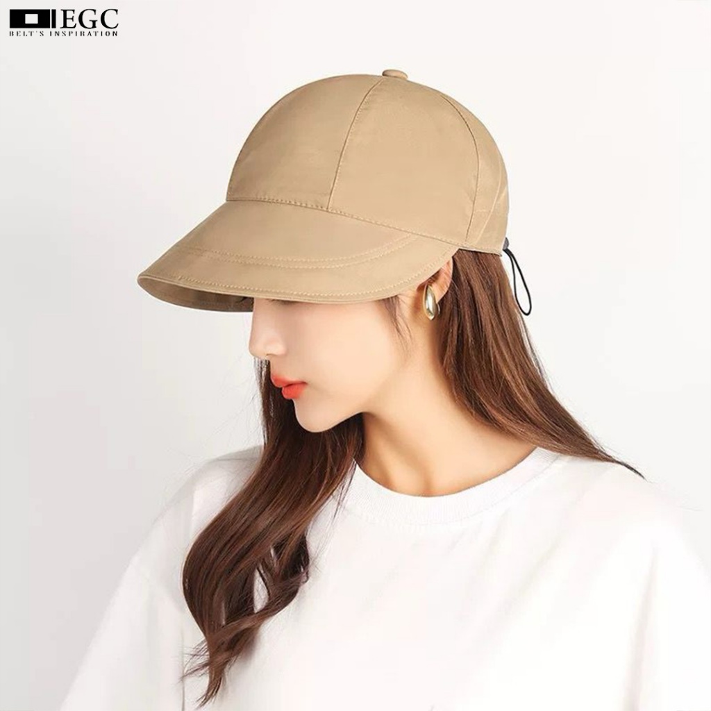 Best Deals ( Hand Made )Topi Wanita Korea Style Topi Visor Panjang Anti Uv Topi Olahraga Topi