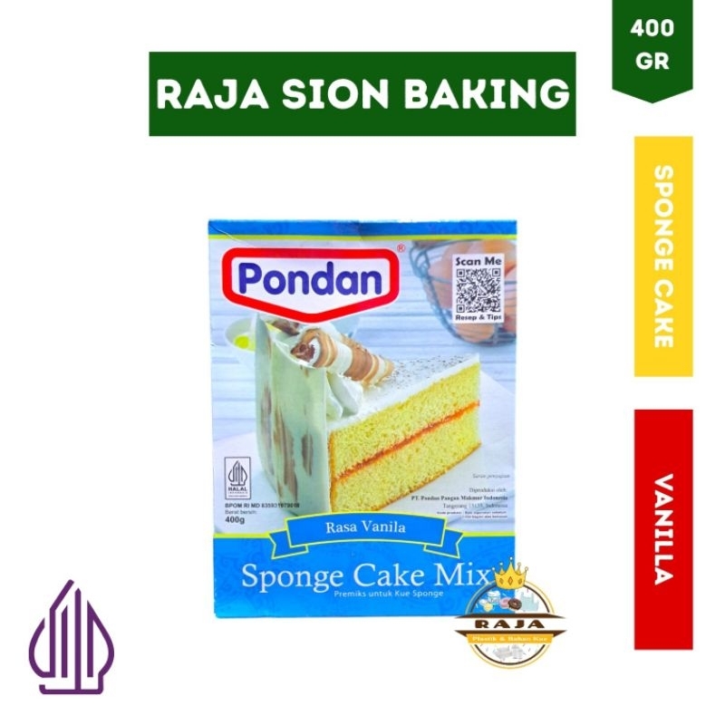 

Pondan Sponge Cake Mix Vanilla 400gr