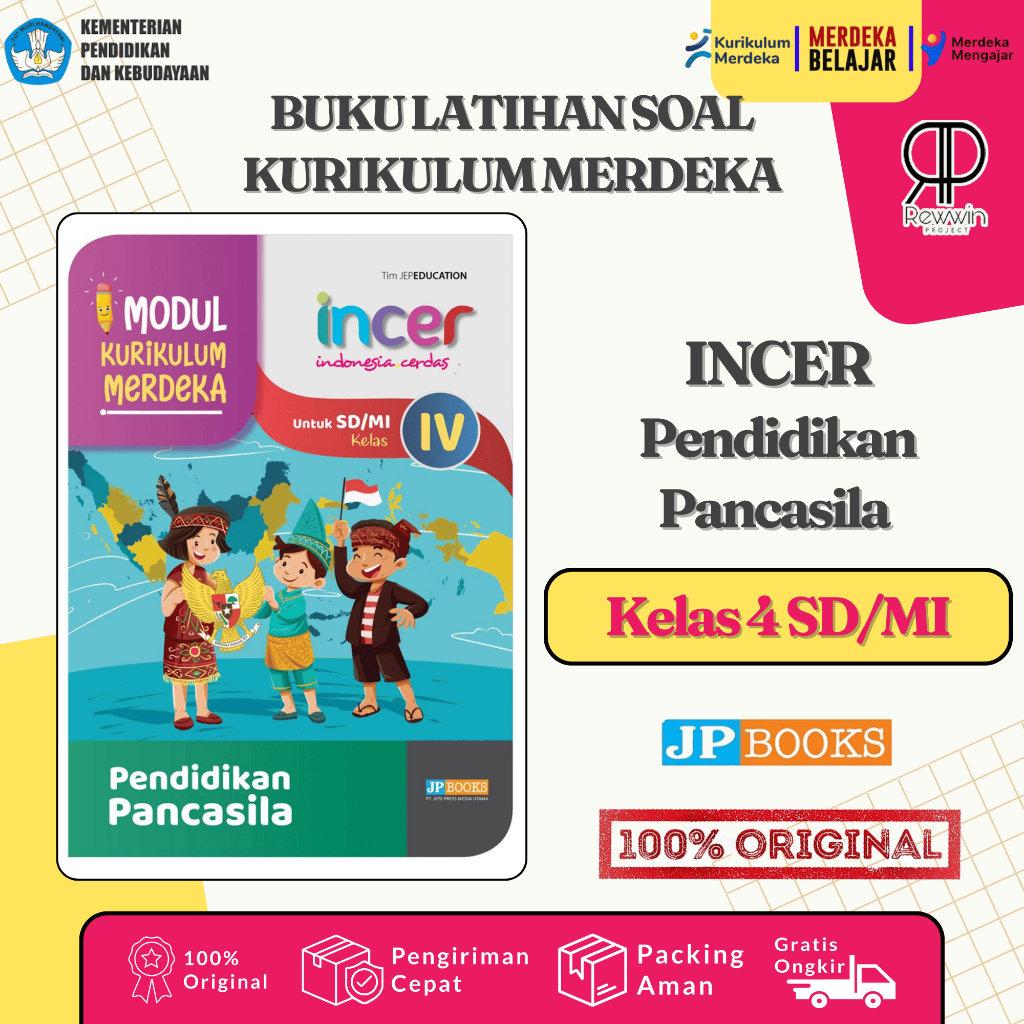 Buku Latihan Soal PPKN SD Kelas 4 Incer - Kurikulum Merdeka