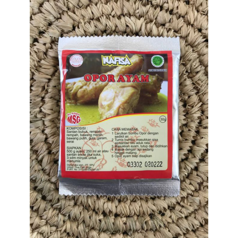 

Bumbu instan nafisa food opor ayam