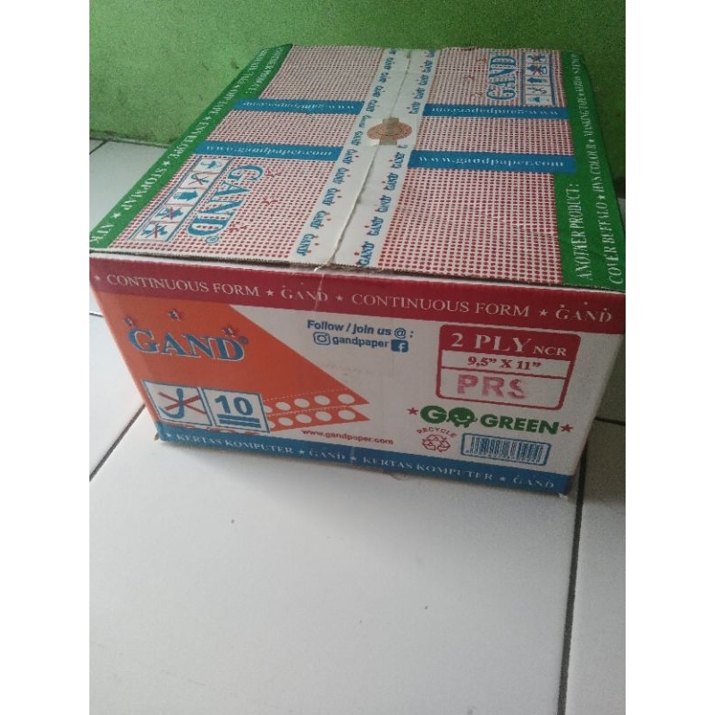 

Continuous form 9.5x11 2ply k2 bagi 2 warna GAND