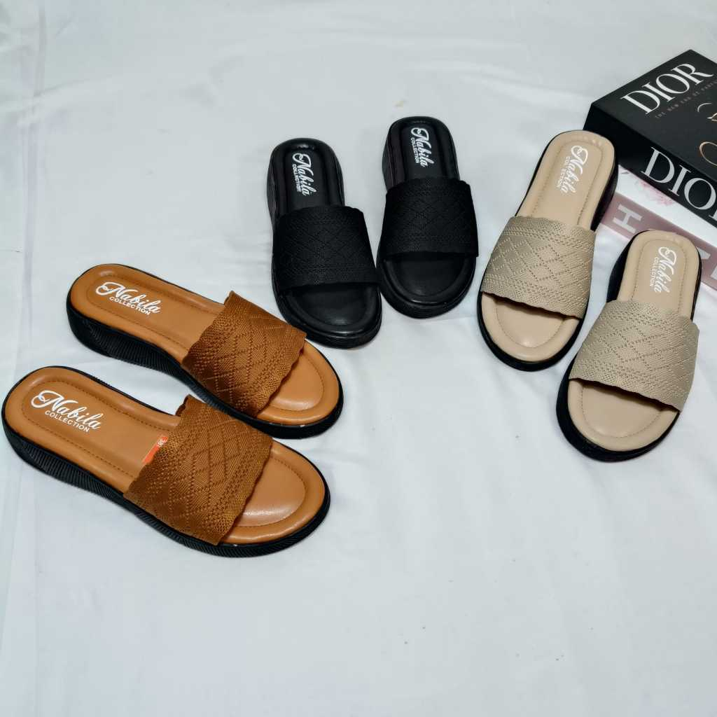 Sandal Sol Rajut Wanita Dewasa Nabila 1 BL