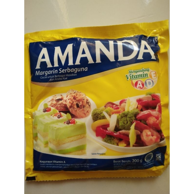 

Mentega Amanda Kemasan 200 Gram